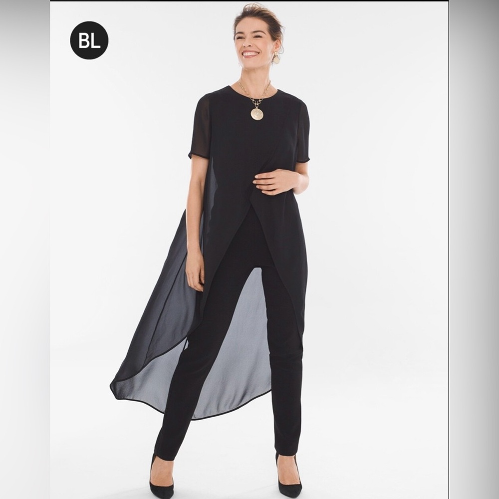 Chico’s BLACK LABEL Layered Jumpsuit